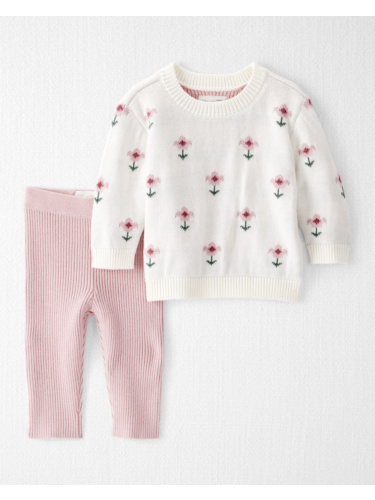 חליפת 2 חלקים סוודר כותנה אורגנית