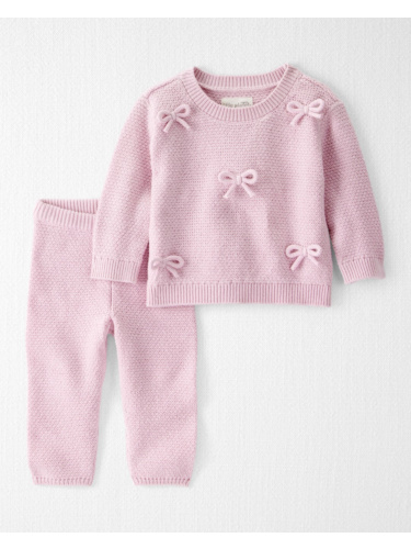 חליפת 2 חלקים סוודר פפיון