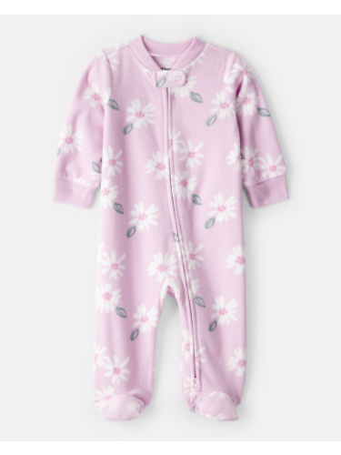 אוברול פליז פרחים