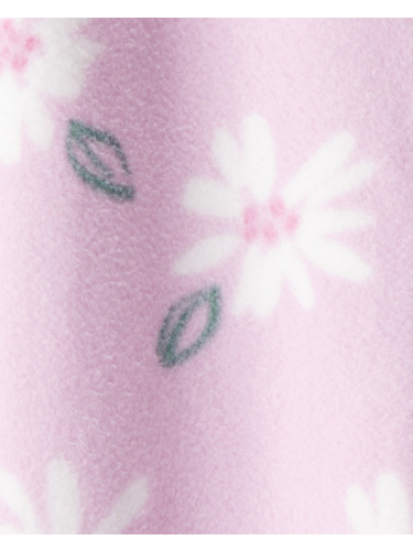 אוברול פליז פרחים