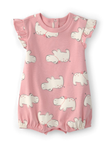 אוברול קצר היפו ורוד