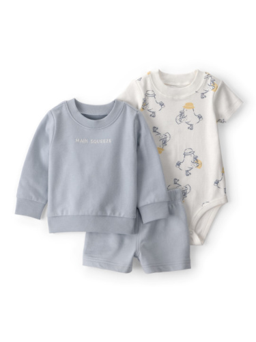 חליפת 3 חלקים סווטשירט אפרוחים