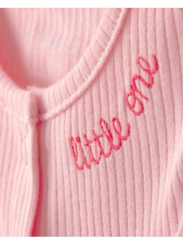 אוברול קצר ריב ורוד