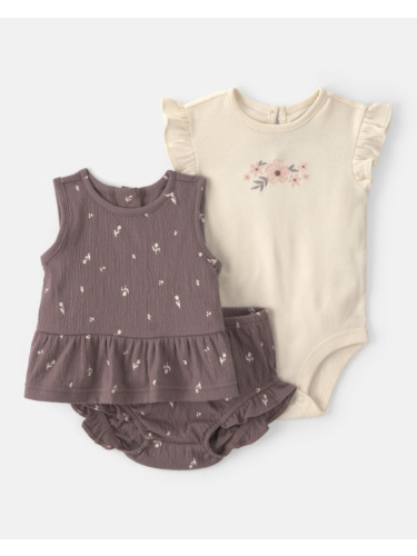 חליפת 3 חלקים טטרה פרחים