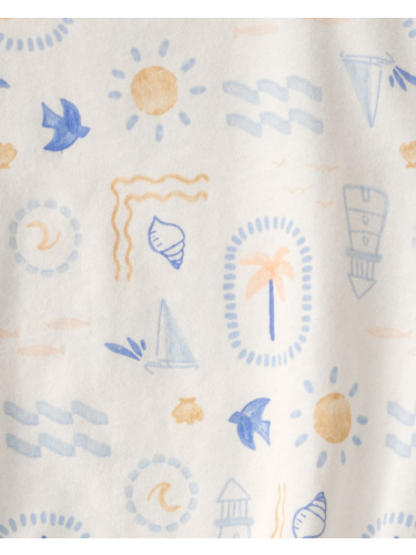 זוג בגדי גוף שרוול קצר BEACH