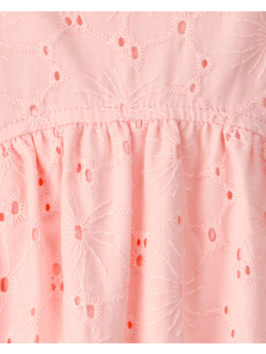 אוברול תחרה ורוד בהיר