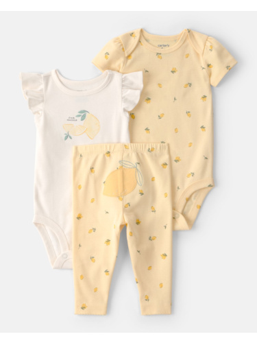 זוג בגדי גוף ומכנס לימונים