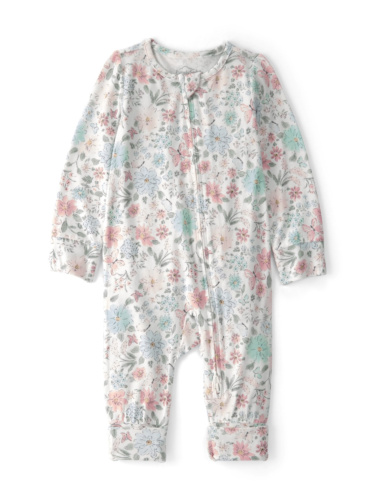 אוברול Purely Soft ויסקו אלסטן ללא רגליות פרחוני