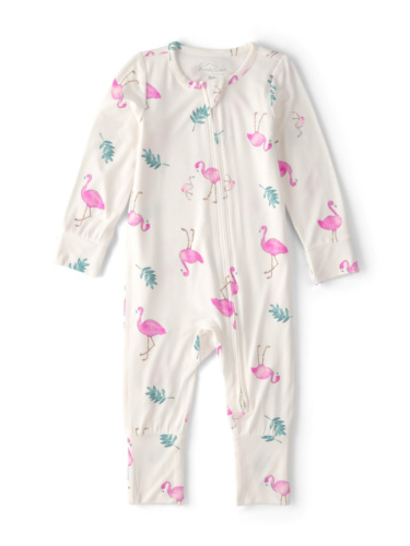 אוברול Purely Soft ויסקו אלסטן ללא רגליות פלמינגו