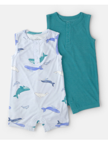 זוג אוברולים קצרים ויסקו אלסטן כרישים