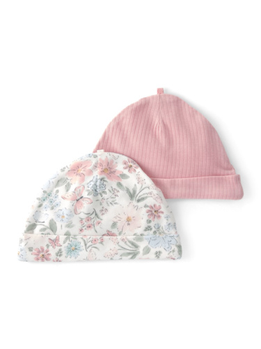 זוג כובעים ויסקו אלסטן ורוד פרחים