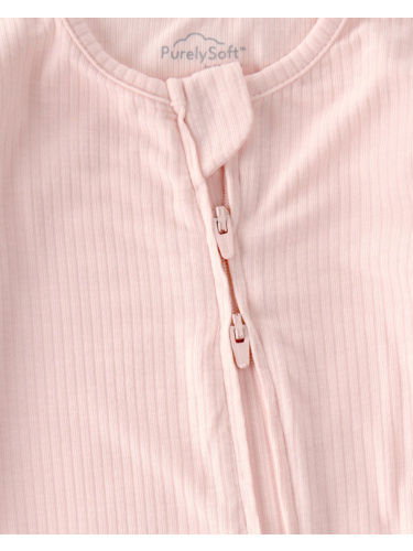 אוברול Purely Soft ויסקו אלסטן ללא רגליות ורוד בהיר