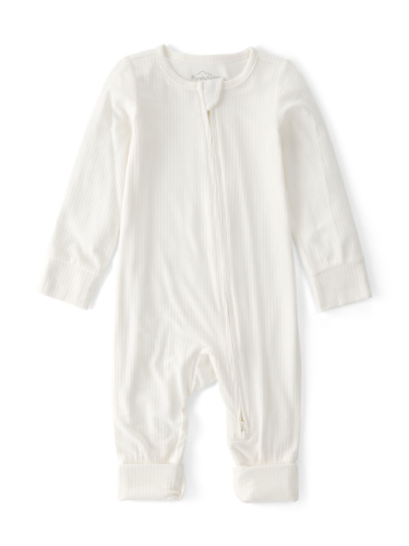 אוברול Purely Soft ויסקו אלסטן ללא רגליות שמנת