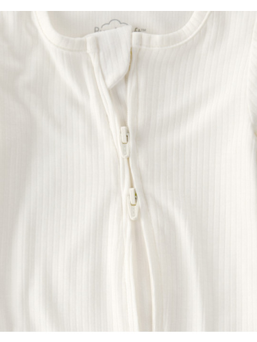 אוברול Purely Soft ויסקו אלסטן ללא רגליות שמנת