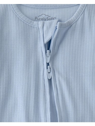 אוברול Purely Soft ויסקו אלסטן ללא רגליות תכלת