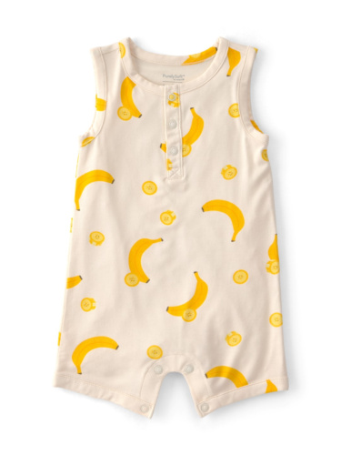 אוברול קצר ויסקו אלסטן בננות