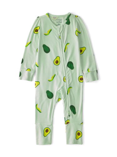 אוברול Purely Soft ויסקו אלסטן ללא רגליות אבוקדו