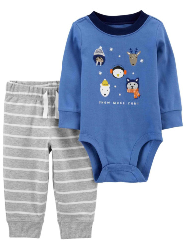 חליפת 2 חלקים חיות חורף