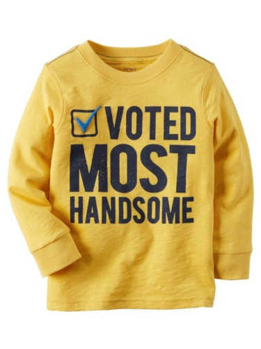 חולצה דפוס טקסט 6-24M