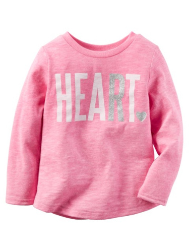 חולצה דפוס לב 6-24M