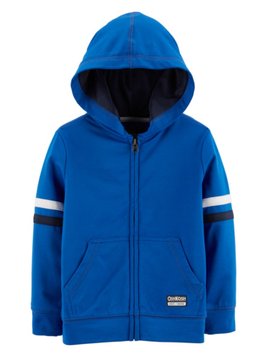 קרדיגן פס בשרוול כחול