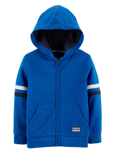 קרדיגן פס בשרוול כחול