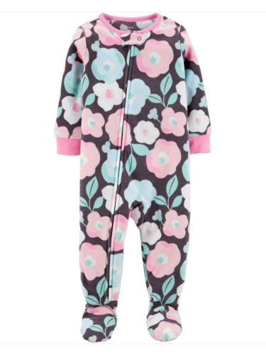 אוברול פליז פרחים גדולים