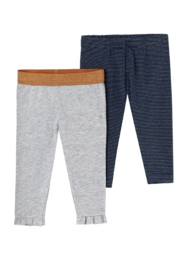 זוג טייצים מלאנג/פסים