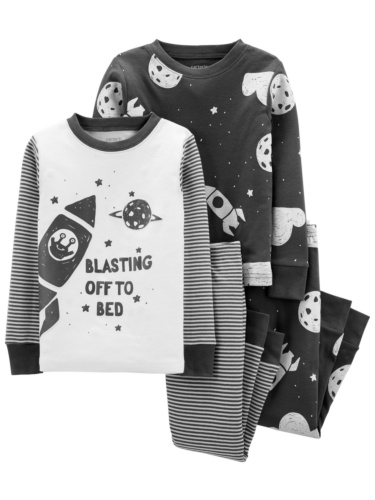 זוג פיג'מות ארוכות חלל