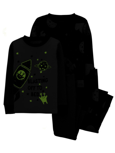 זוג פיג'מות ארוכות חלל
