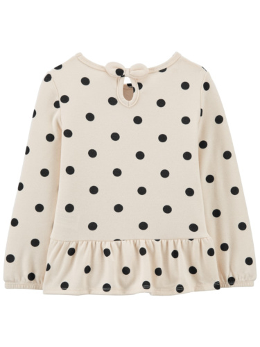 חולצת פפלום נקודות