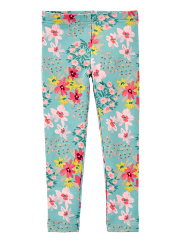 טייץ פרחוני כחול