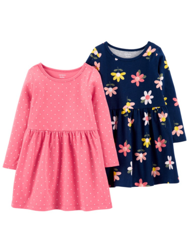 זוג שמלות פרחוני / נקודות