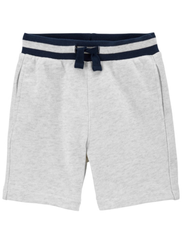 מכנס פרנץ טרי מלאנג' חגורת פס