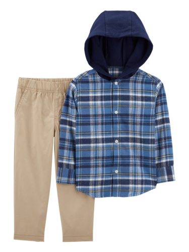 חליפת 2 חלקים אריג משבצות