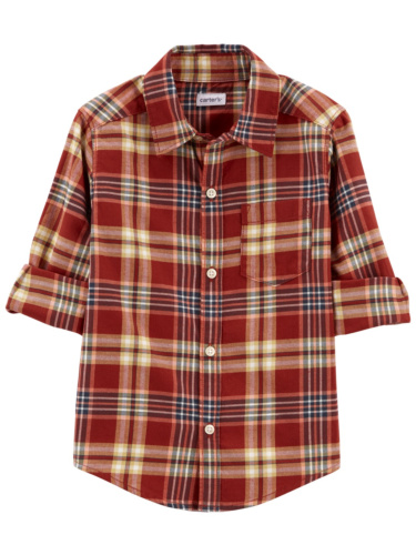 חולצת אריג משובצת