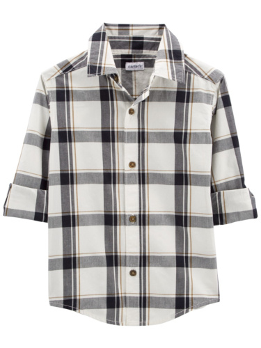 חולצת אריג משובצת