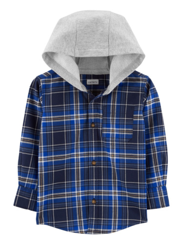 חולצת אריג קפוצון משובצת