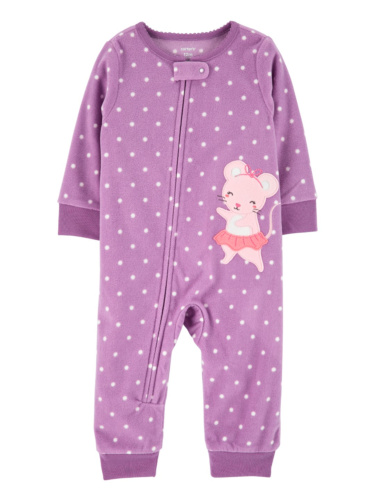 אוברול פליז ללא רגלית נקודות סנאי