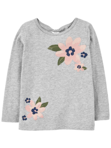 חולצת טי ארוכה פרחים