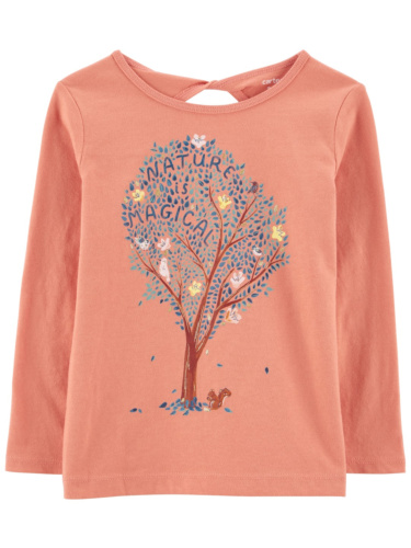 חולצת טי דפוס עץ