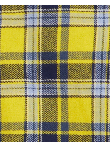 חליפת 2 חלקים חולצת קפוצון משובצת