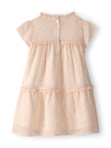 שמלת שיפון פרחונית מדורגת