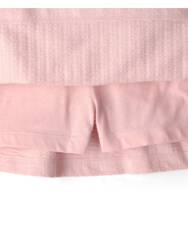 מכנס חצאית מרקם ורוד