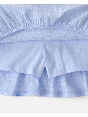 חליפת 2 חלקים מכנס חצאית טטרה פרחים