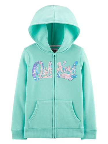 קרדיגן לוגו פייטים מנטה