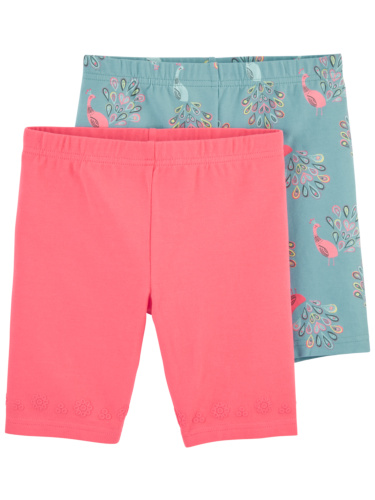 זוג טייצים קפרי פרחוני/חלק