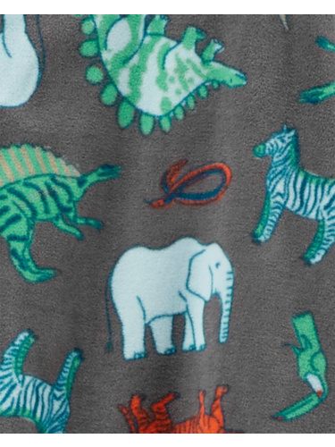 אוברול פליז דינוזאורים