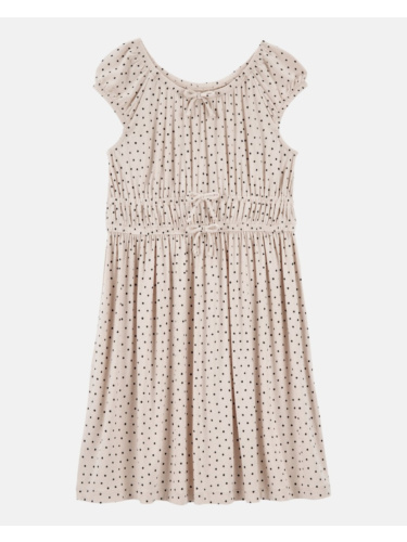 שמלה קצרה נקודות שחורות