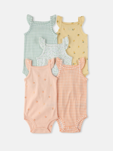 חמישיית בגדי גוף גופייה פירות